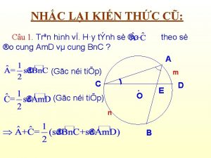 NHC LI KIN THC C Cu 1 Trn