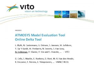 16022022 ATMOSYS Model Evaluation Tool Online Delta Tool