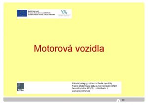 Motorov vozidla 1 D H Historie motorovch vozidel