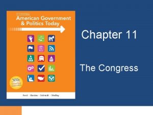 Chapter 11 1 The Congress Copyright 2018 Cengage