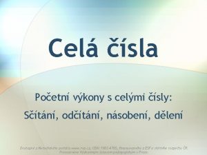 Cel sla Poetn vkony s celmi sly Stn